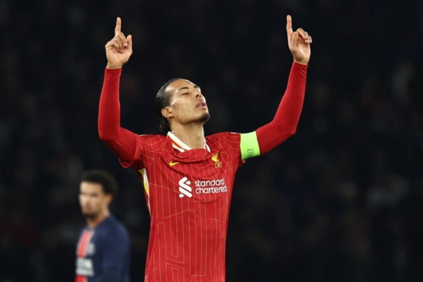 Virgil van Dijk said Liverpool still have work to do to eliminate Paris Saint-Germain