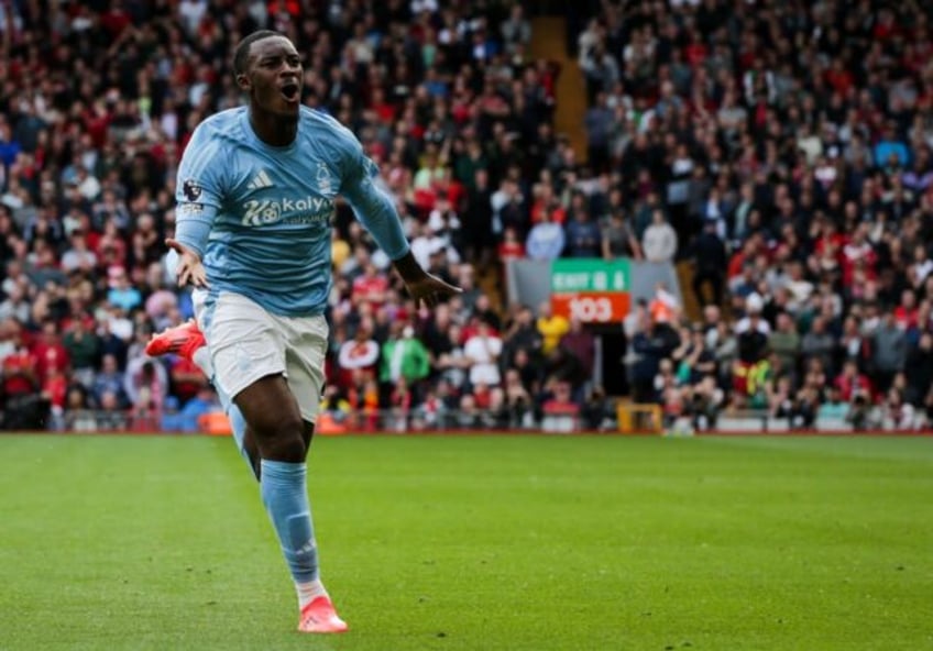 Callum Hudson-Odoi scored Nottingham Forest's goal in a stunning 1-0 win at Liverpool