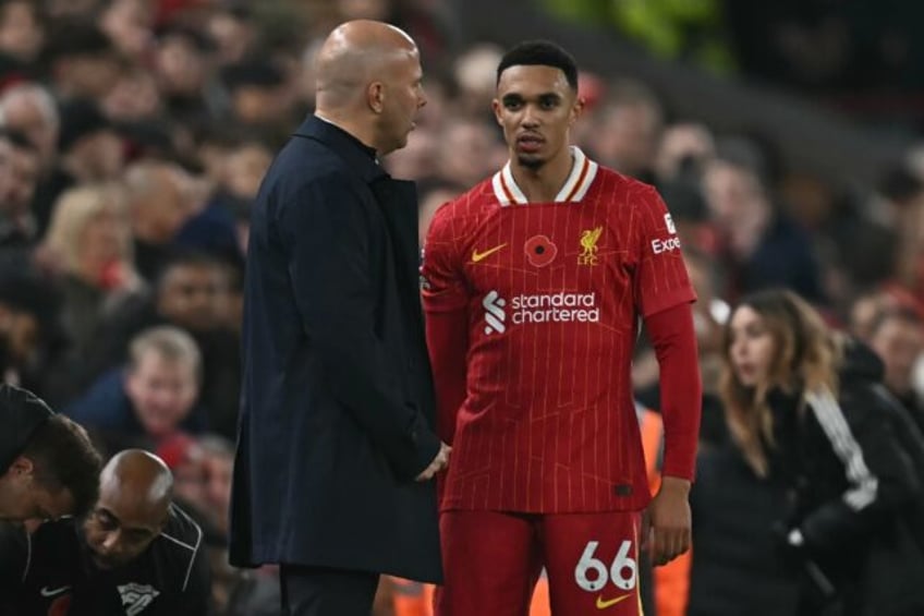 Liverpool defender Trent Alexander-Arnold is out of contract at the end of the season