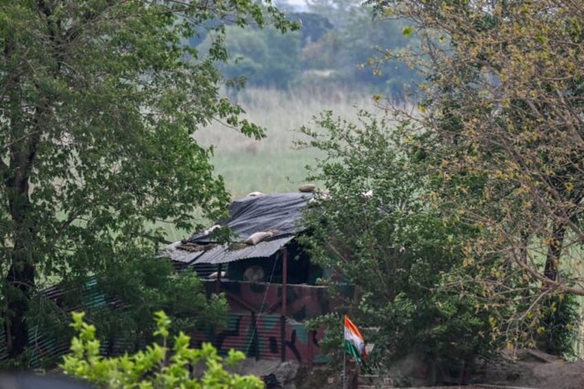 An Indian army post near Sainth, the last village near the Line of Control in Jammu distri