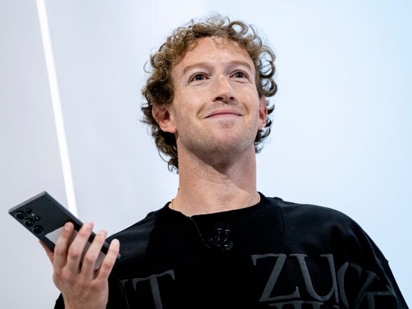 Mark Zuckerberg looks amused