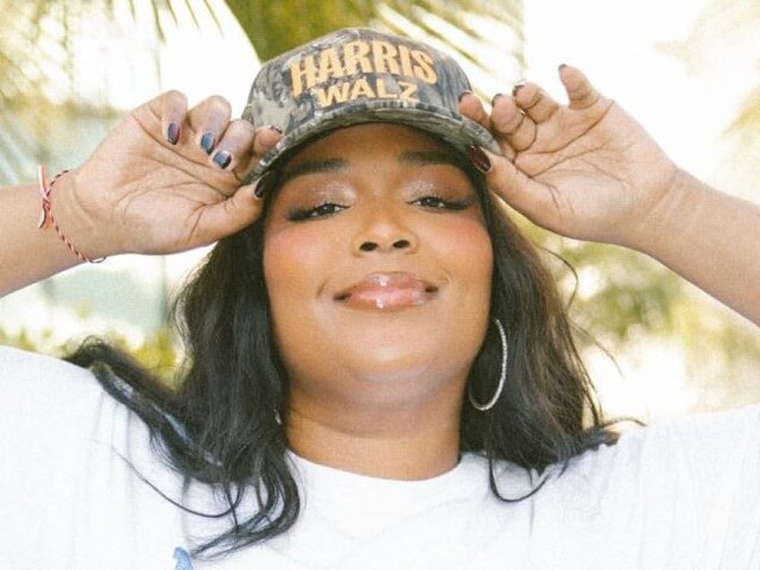 Pop singer Lizzo announces she voted for Kamala Harris in the 2024 election.