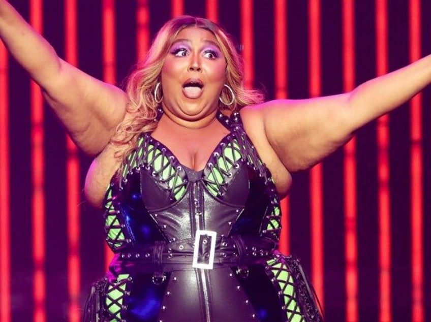 Lizzo performs at Qudos Bank Arena on July 23, 2023 in Sydney, Australia. (Photo by Don Ar