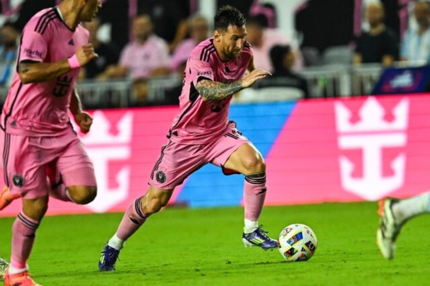 Inter Miami's Argentine forward Lionel Messi was on target but could not prevent the MLS l