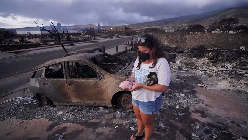 locals in hawaii return to sites of homes wrecked by augusts lahaina wildfire