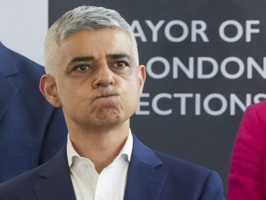 Labour's Sadiq Khan is re-elected as the Mayor of London, at City Hall, London as Conserva