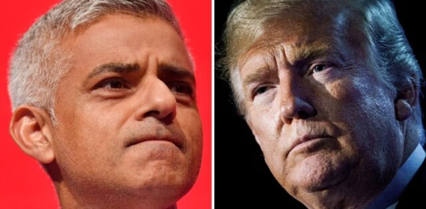 London Mayor Sadiq Khan has had a long-running war of words with Donald Trump