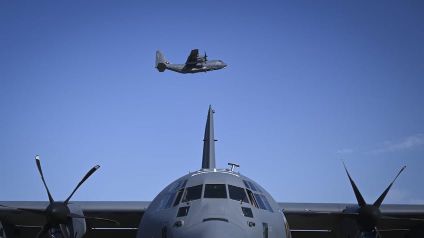 An AC-130J Ghostrider gunship