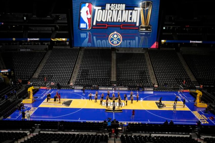 long distance wrongly measured 3 point line on nuggets court fixed ahead of tipoff with mavericks