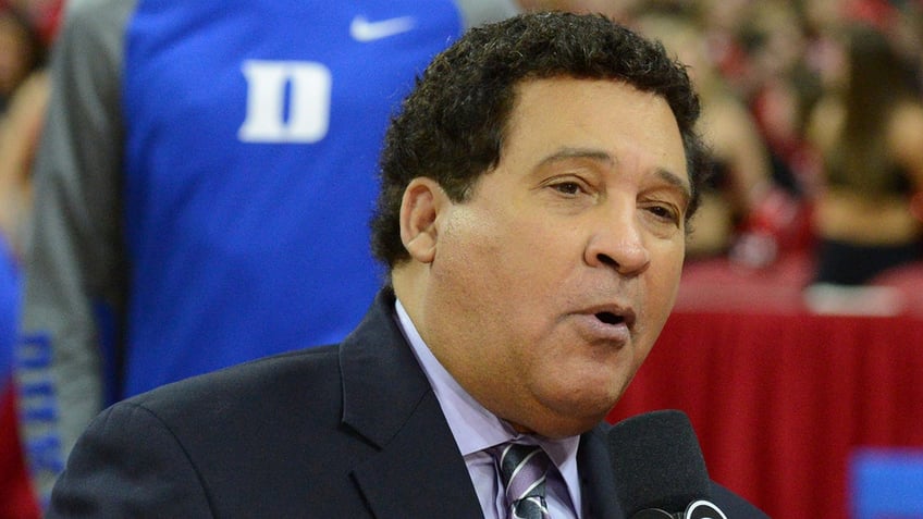 Greg Gumbel speaks