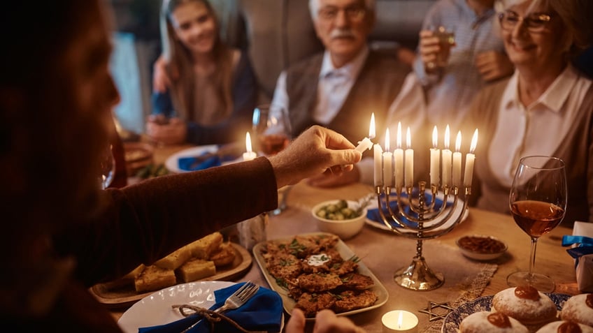 los angeles jews fear hanging hanukkah decorations in current climate they could come burn it all down