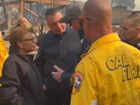 Los Angeles Mayor Karen Bass scrutinized for being abroad as wildfires ravage city