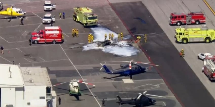 los angeles small plane crash kills 2 on board at van nuys airport