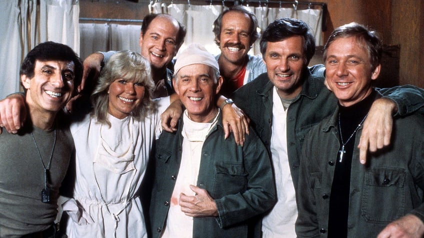 The cast of sitcom "M*A*S*H"