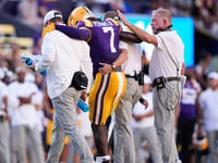 LSU's Harold Perkins Jr. out for season after suffering knee injury vs. UCLA