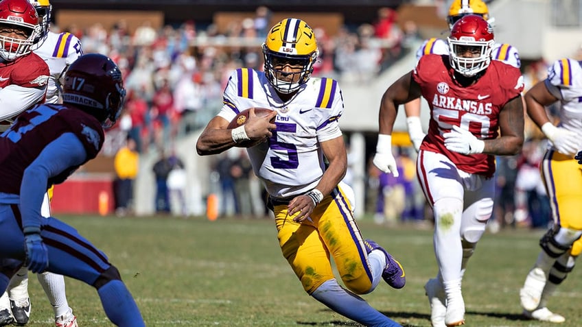 lsus jayden daniels knows what tigers need to do to reach college football playoff this season