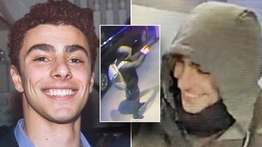 Luigi Mangione UHC shooter suspect split image