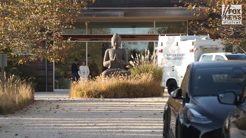 Scene of the murder of a woman at a fancy Hamptons spa