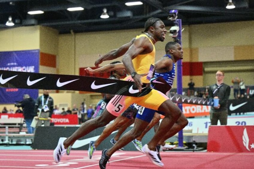 Noah Lyles pips Christian Coleman to win the men's 60m title at US Indoor Championships in