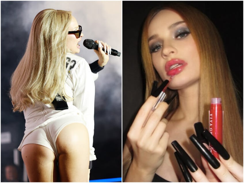 WEST HOLLYWOOD, CALIFORNIA - MAY 31: Kim Petras performs onstage during OUTLOUD Music Fest