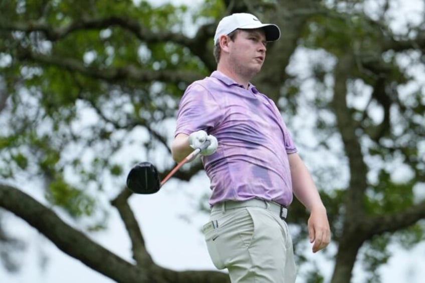 Scotland's Robert MacIntyre shared the lead with American Beau Hossler after the first rou