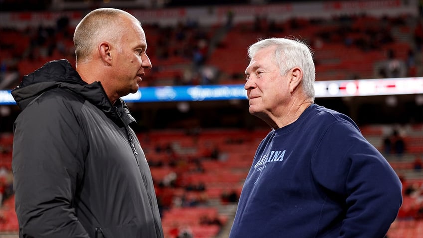 Mack Brown and Dave Doeren talk