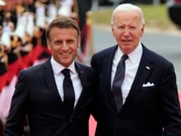 Macron is hosting Biden for a state visit as the two leaders try to move past trade tensions