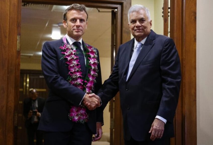 macron makes historic stop in sri lanka