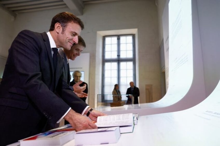 macron makes legacy bid with french language museum