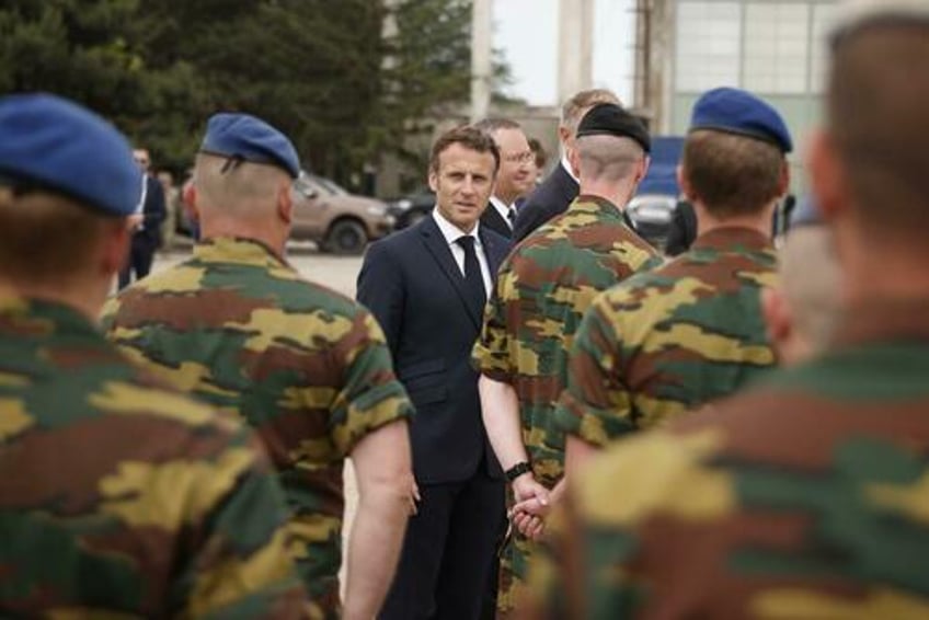 macron says hed send troops to ukraine if russians advance if zelensky asks