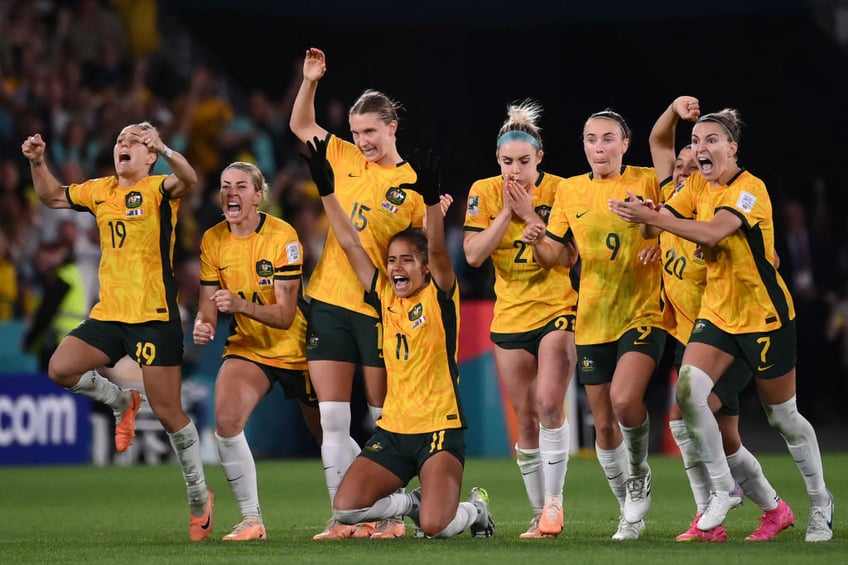 macron says non to england backs australias women for win in soccer world cup