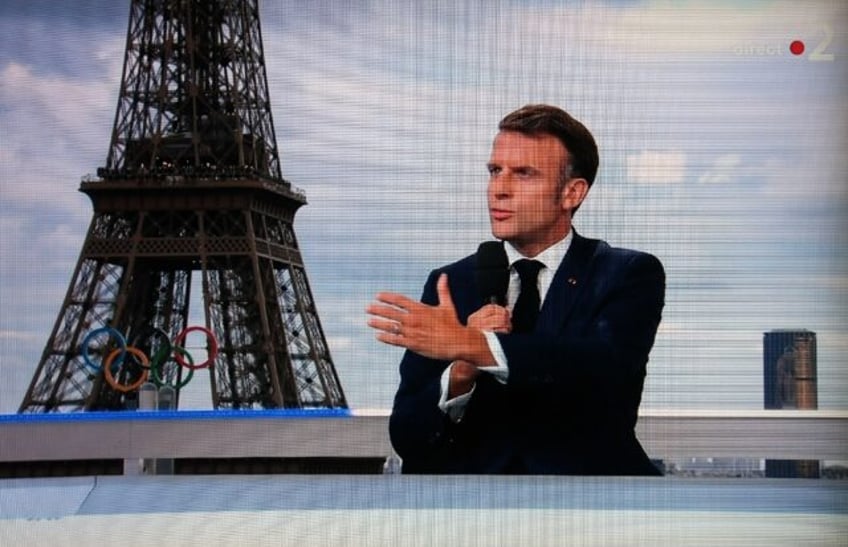 Macron spoke days ahead of the Paris Olympic Games