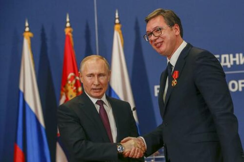 madness west is conducting all out militarization to defeat russia serbian president warns