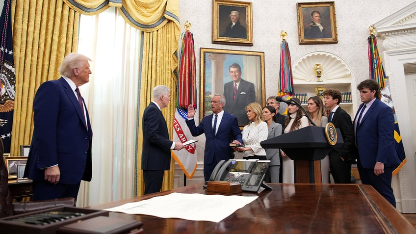 RFK Jr. swearing in in the Oval Office