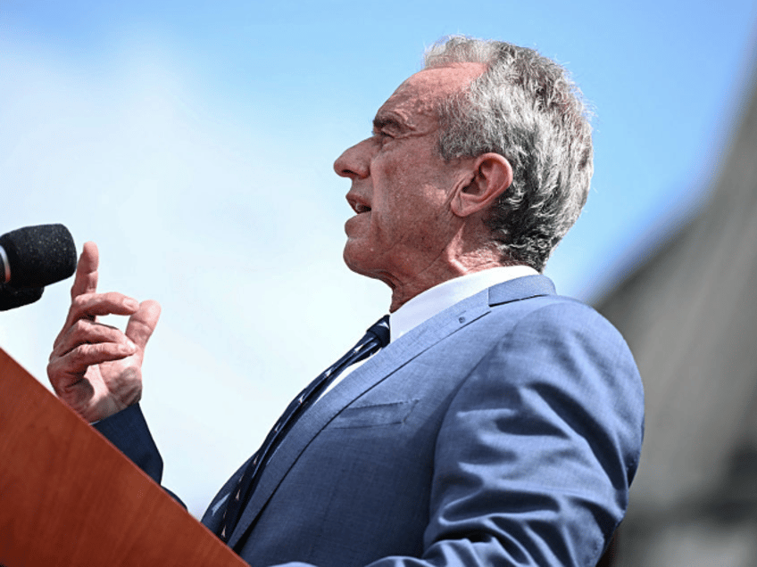 US Secretary of Health and Human Services Robert F. Kennedy Jr., speaks during a news conf