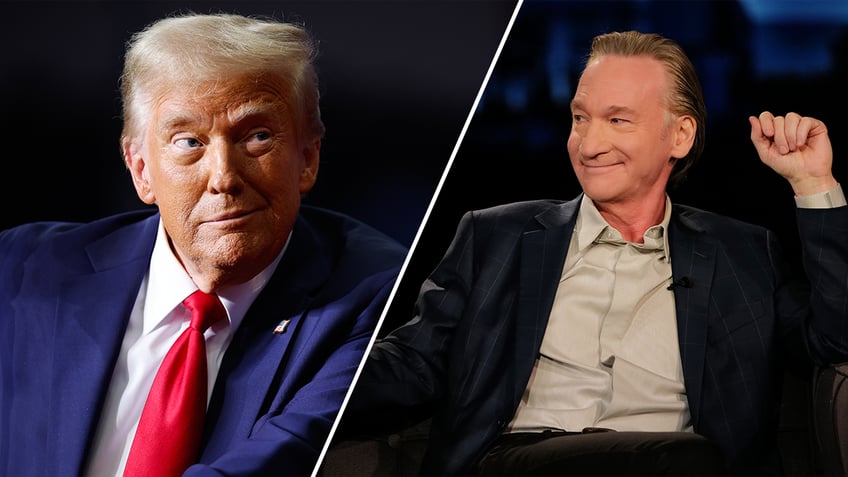 President Donald Trump and comedian Bill Maher met at the White House.
