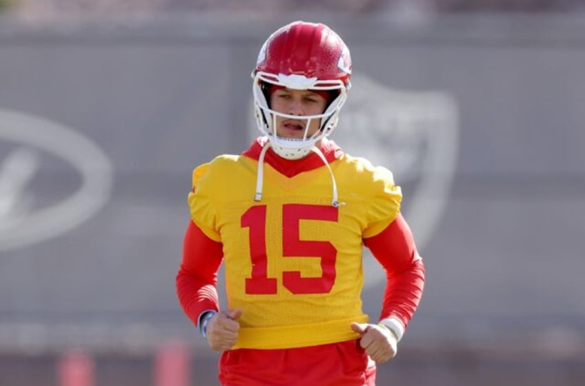 Kansas City Chiefs quarterback Patrick Mahomes is chasing his third Super Bowl ring agains