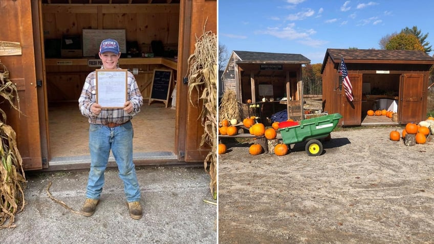 maine teens vegetable stand thrives after a disappointing robbery the kid has heart