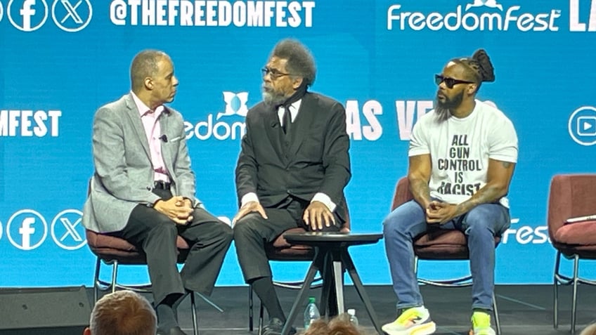 Larry Sharpe, Cornel West and Maj Toure