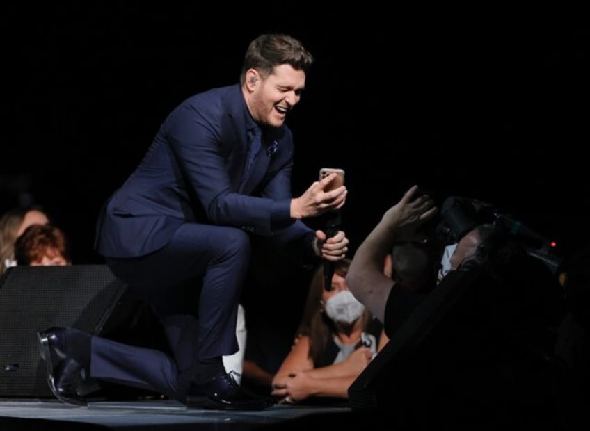 The work of Michael Buble is among the songs which record companies say have been illegall