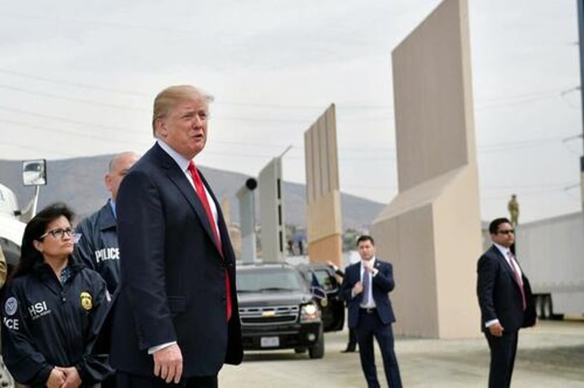 majority of americans now back trump style border wall poll