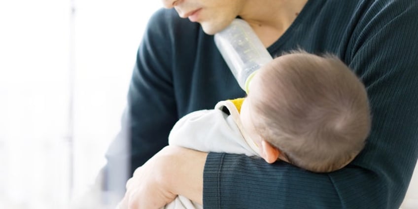 male health care leaders complete simulated breastfeeding challenge at texas hospital huge eye opener