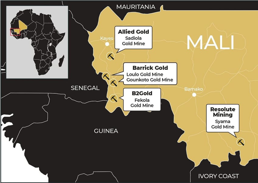 mali seizes 3 tons of gold from barrick amid ownership dispute