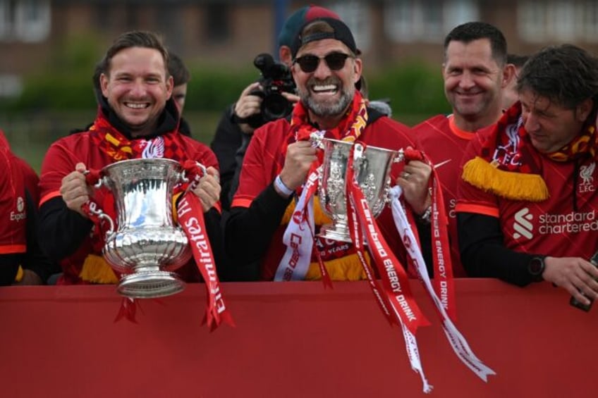 Pepijn Lijnders (left) worked alongside former Liverpool manager Jurgen Klopp at Anfield