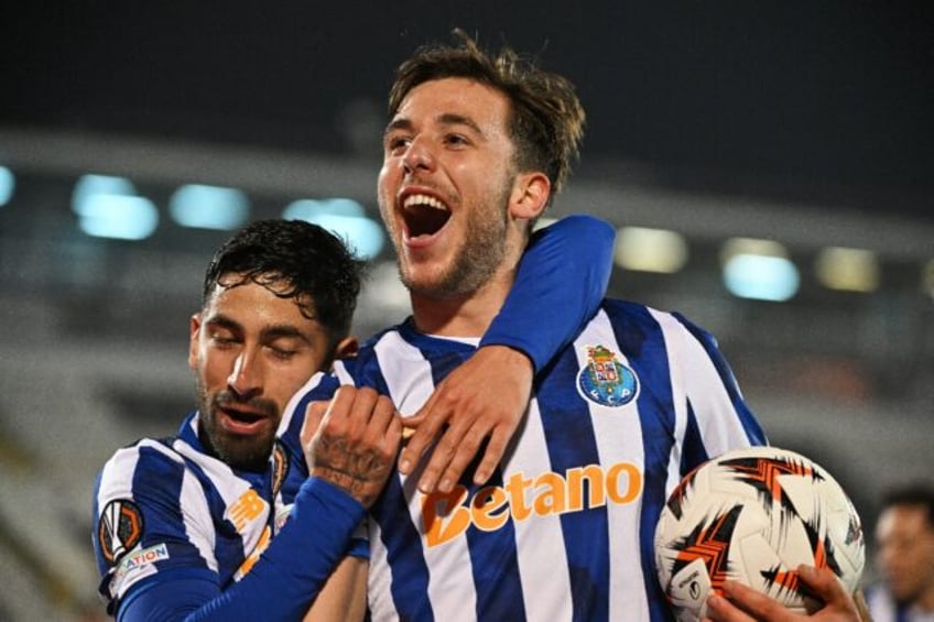 Nico Gonzalez (right) signed for Manchester City from Porto in the biggest deadline day mo