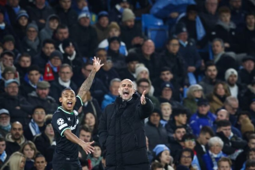 Pep Guardiola saw his side blow a three-goal lead for the first time in his managerial car