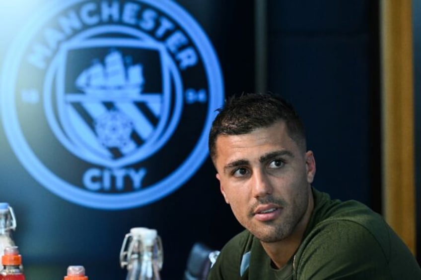 Manchester City's Spanish midfielder Rodri