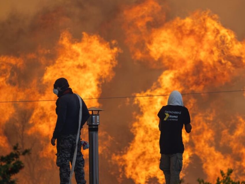 man made climate change majority of greek wildfires result of arson minister admits