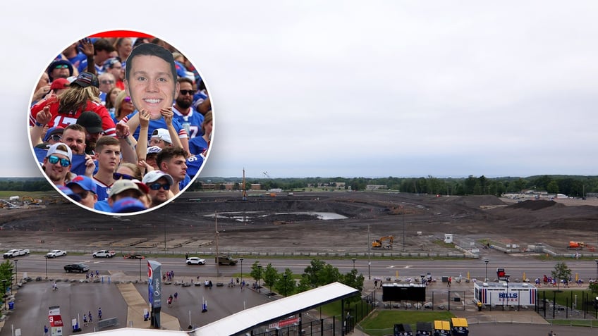 man on lsd other drugs and covered in feces jumps into pit at bills new stadium site officials say