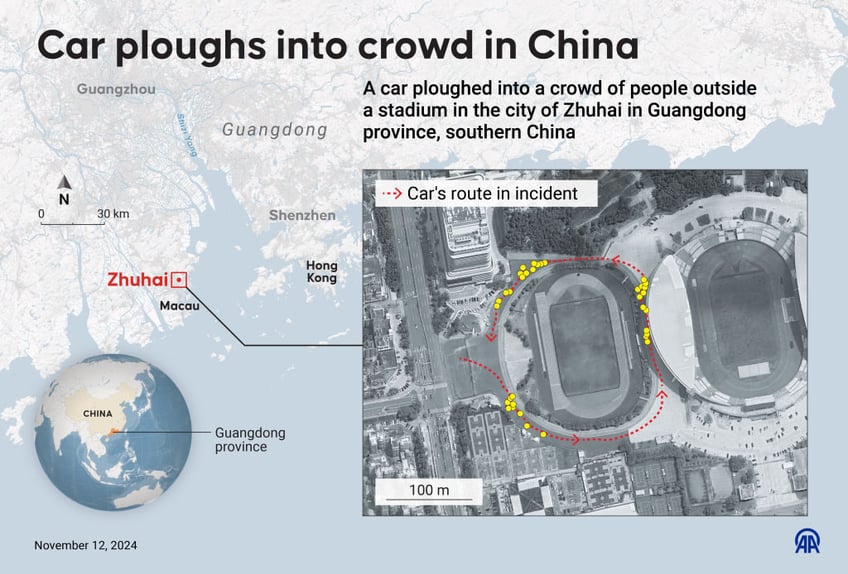 man rams suv into crowd killing 35 in zhuhai china